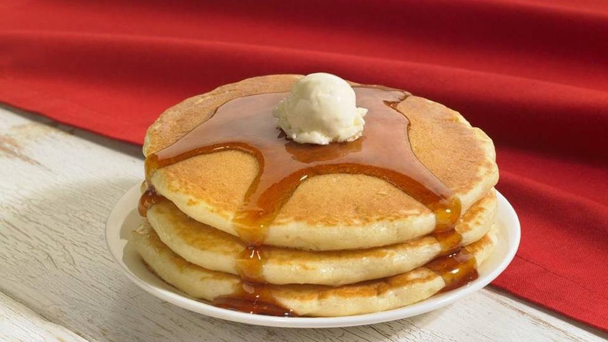 Free pancakes will be given away at IHOP restaurants on Tuesday, March 8, 2016, for National Pancake Day.