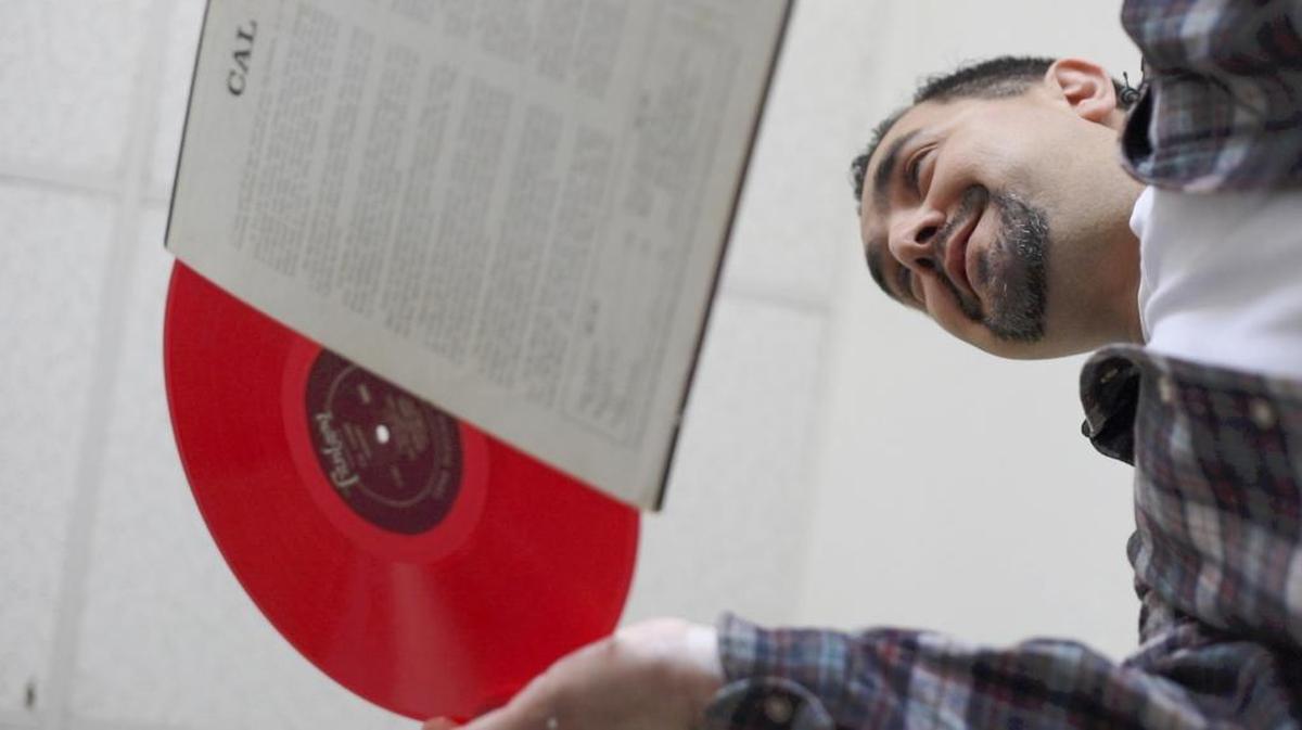 Manuel Barba at his record store, Traffic Records, 5870 Traffic Way in Atascadero.