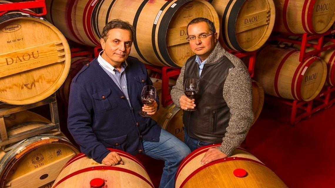 Georges, left, and Daniel Daou, owners of DAOU Vineyards & Winery, recently purchased Centrally Grown at Off the Grid, an ocean-view restaurant, shop and event complex on the northern edge of Cambria on the east side of Highway 1.