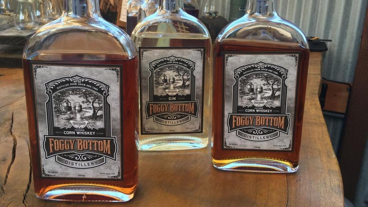 Some of Foggy Bottom Distillery’s products