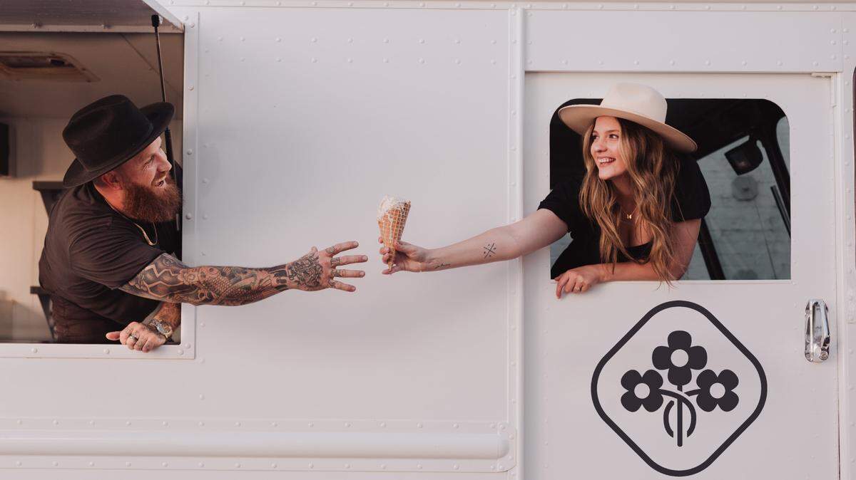 Joshua James and Savannah Starr are the owners of Haute Sugar Co., a San Luis Obispo mobile concessions business offering cotton candy, ice cream, classic sodas and more.