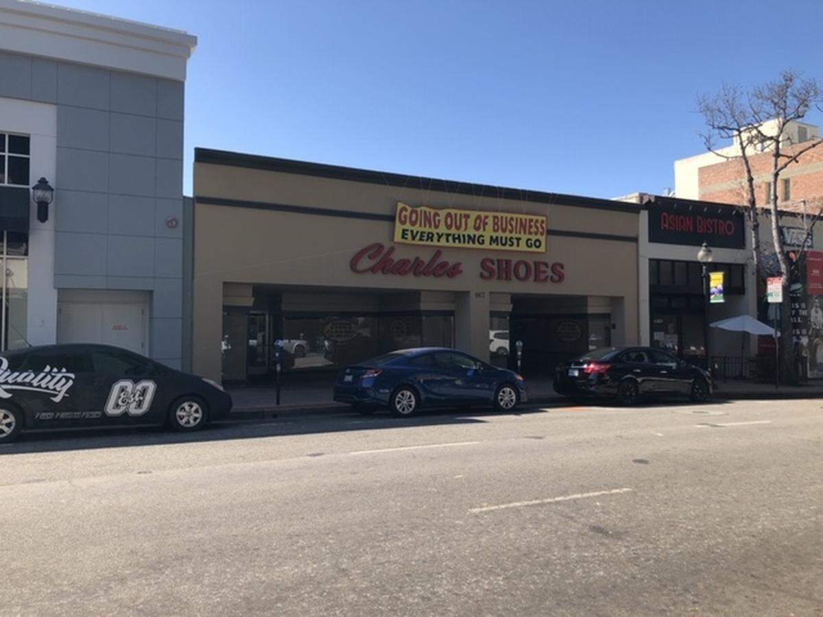 Charles Shoes in SLO is going out of business.