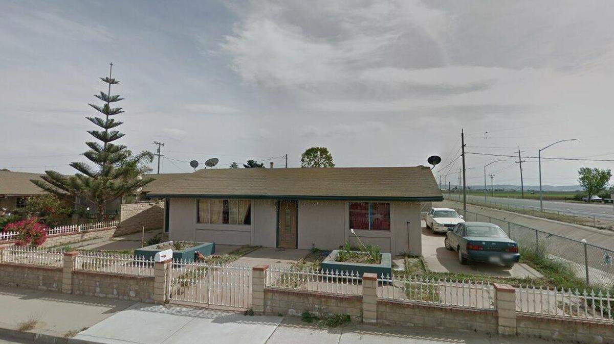 House on 1100 block of West Donovan Road