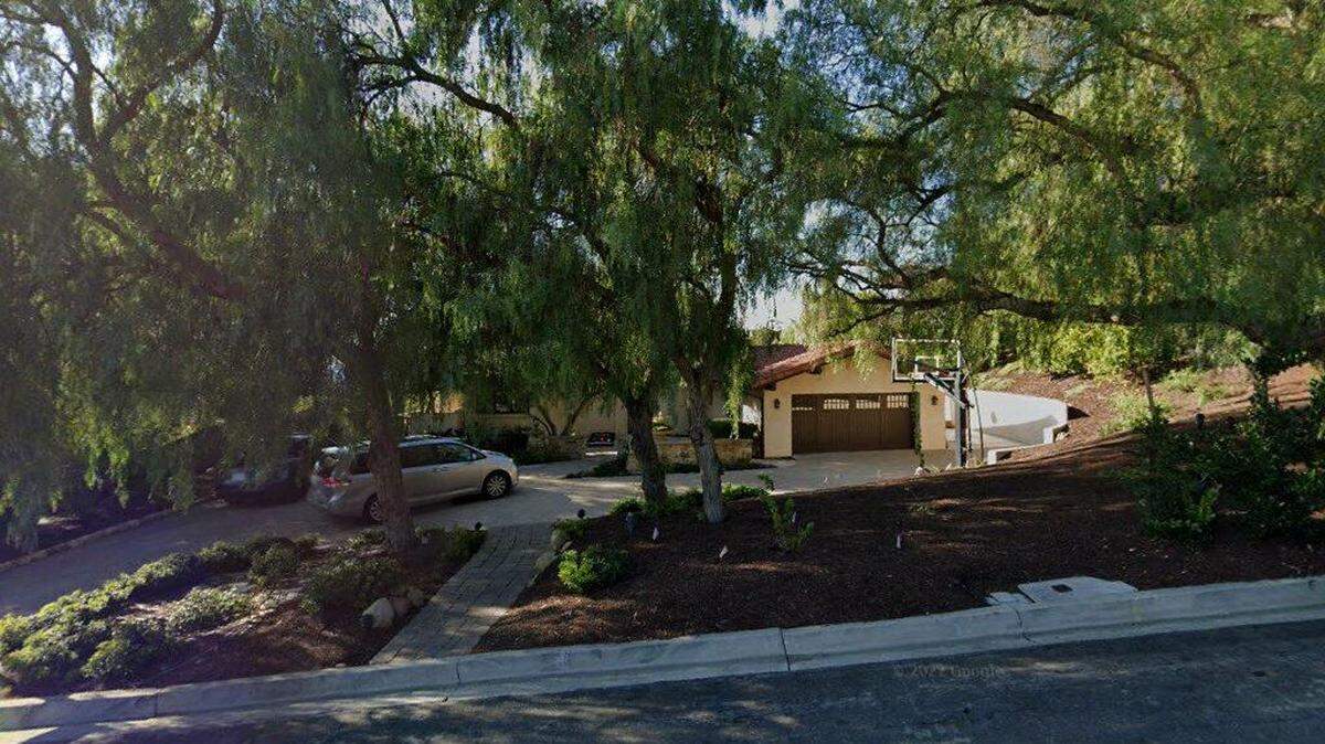 House on first block of Celine Drive