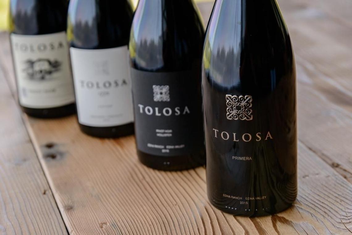 Tolosa Winery is open for weekend wine tasting with food.