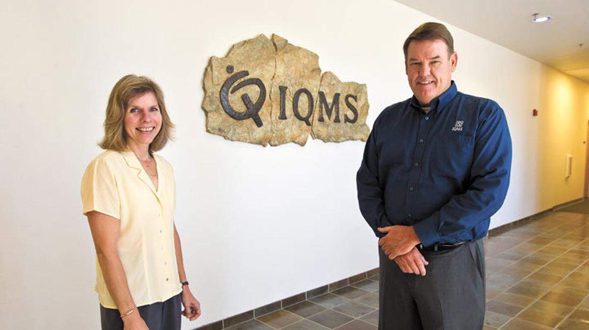 IQMS in Paso Robles was founded by Randy and Nancy Flamm. The company is now being sold to French software company Dassault Systèmes.