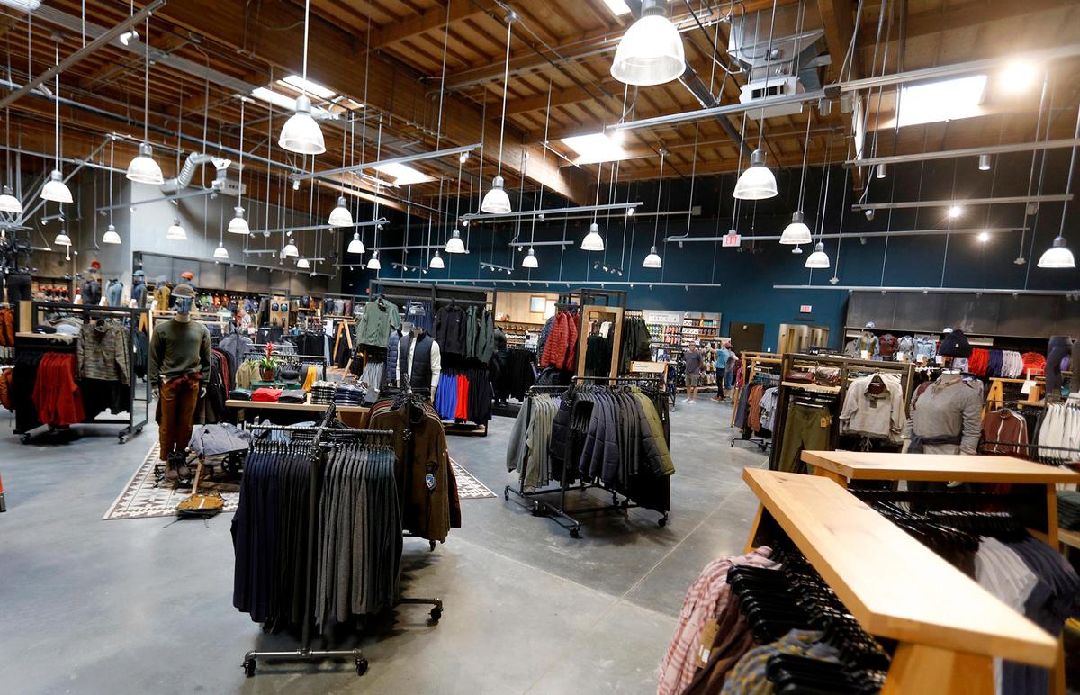The new REI Co-op at the SLO Promenade in San Luis Obispo features a wide range of outdoor gear. About half of the inventory is clothing.