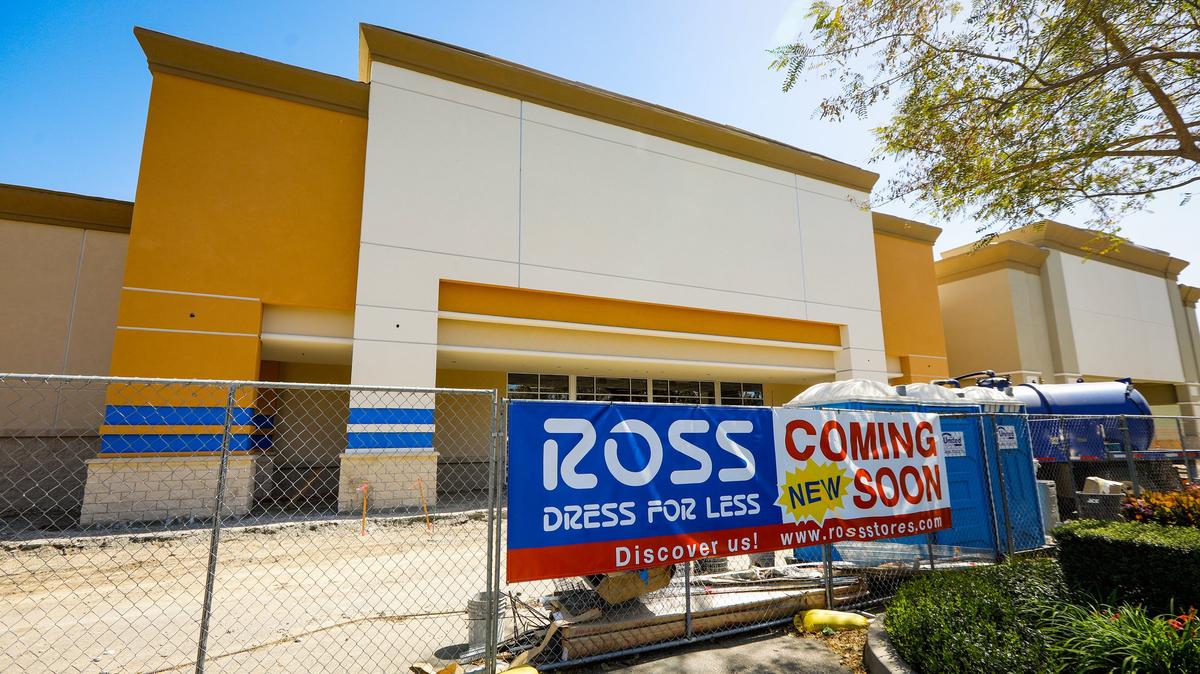 The new Ross building in San Luis Obispo, California’s Madonna shopping plaza.