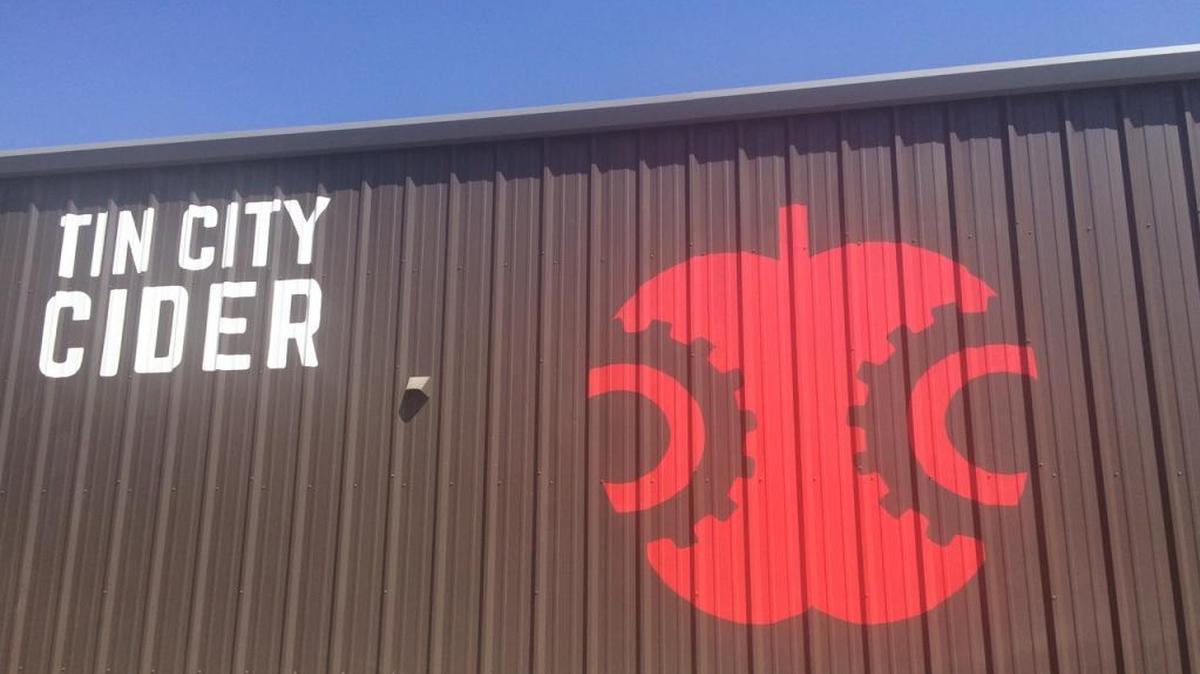 Exterior of Tin City Cider Co.
