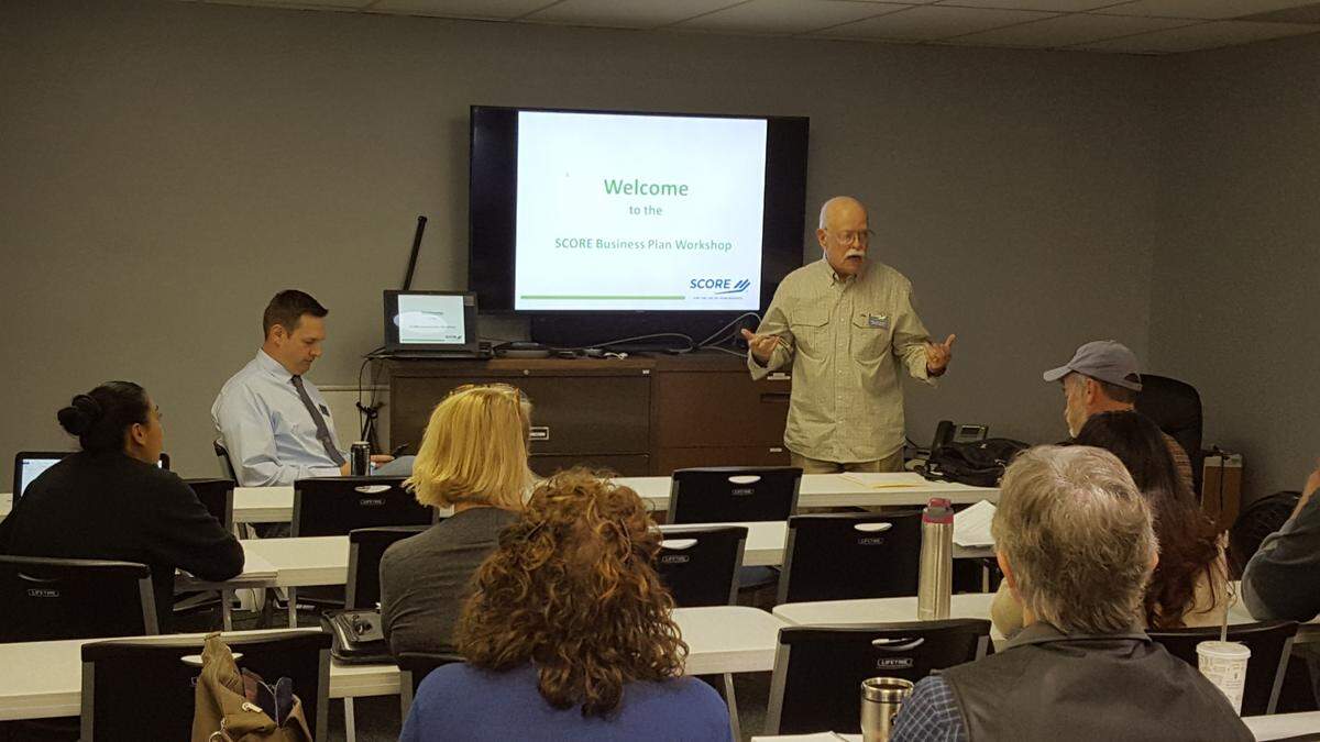 The nonprofit SCORE holds classes for business owners.