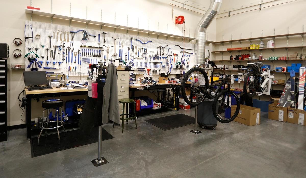The new REI Co-op at the SLO Promenade in San Luis Obispo has a service shop where you can get repairs on your bike or skis.