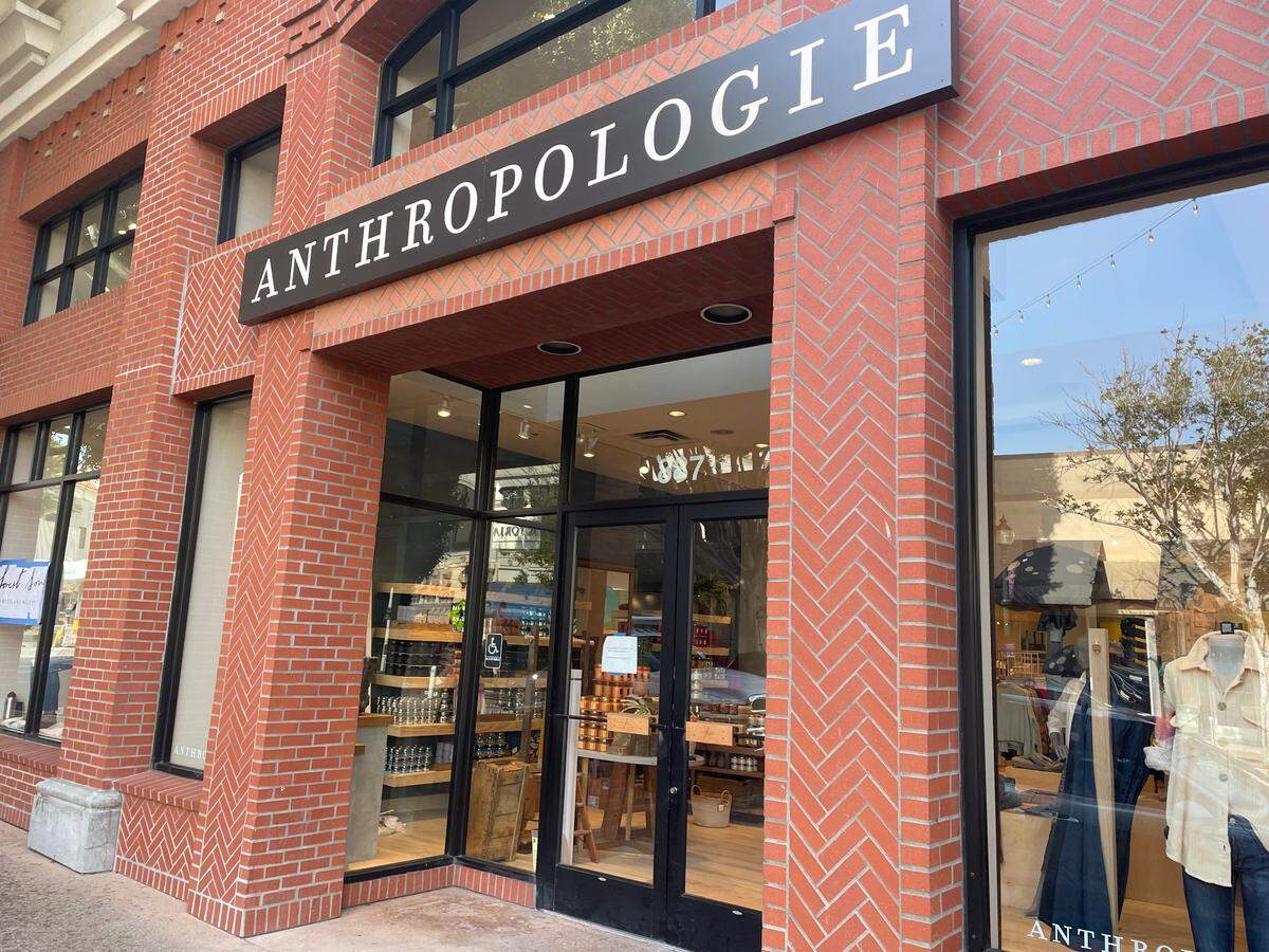 The women’s apparel and lifestyle good store, Anthropologie, opens in downtown SLO on Friday at 887 Higuera St.