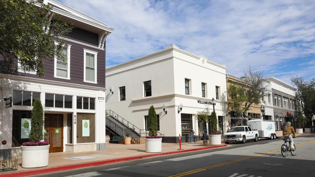 The SLO Collection, on Monterey Street between Chorro and Morro streets in San Luis Obispo, has added locally-owned restaurant Mint + Craft (at left) to its retailer and restaurant list. A grand-opening celebration of all of the stores — including Williams Sonoma, H&M, Marine Layer, Lululemon — will be held Nov. 5.
