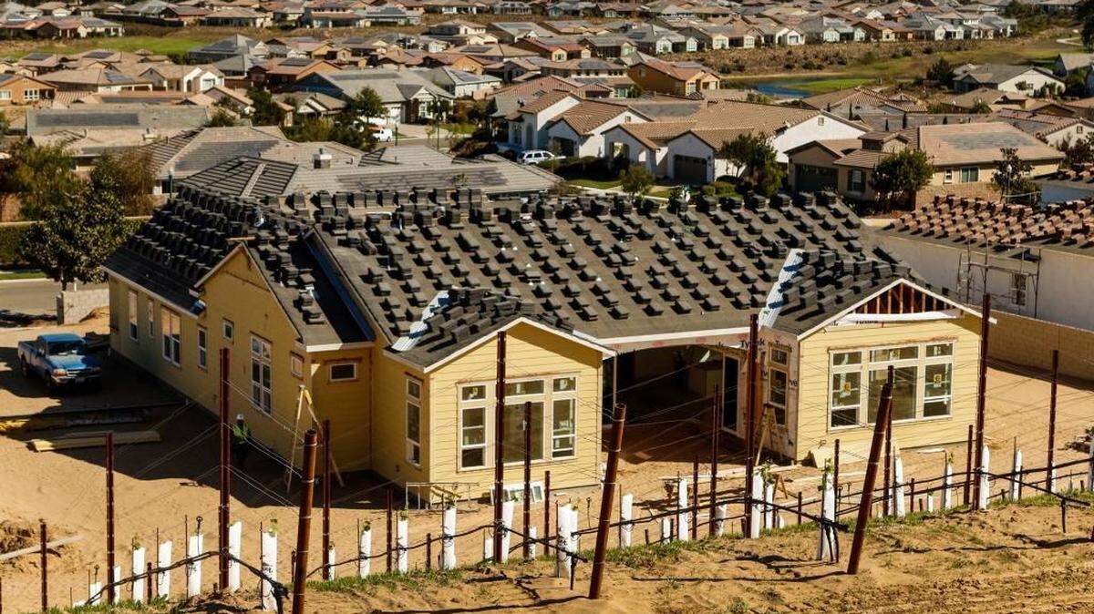 New homes under construction at Trilogy at Monarch Dunes in Nipomo in October 2016.
