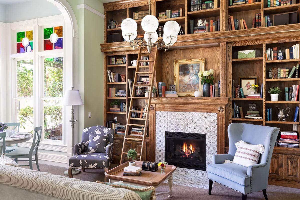 The Garden Street Inn’s library was one of the common areas that was upgraded over the last few months.