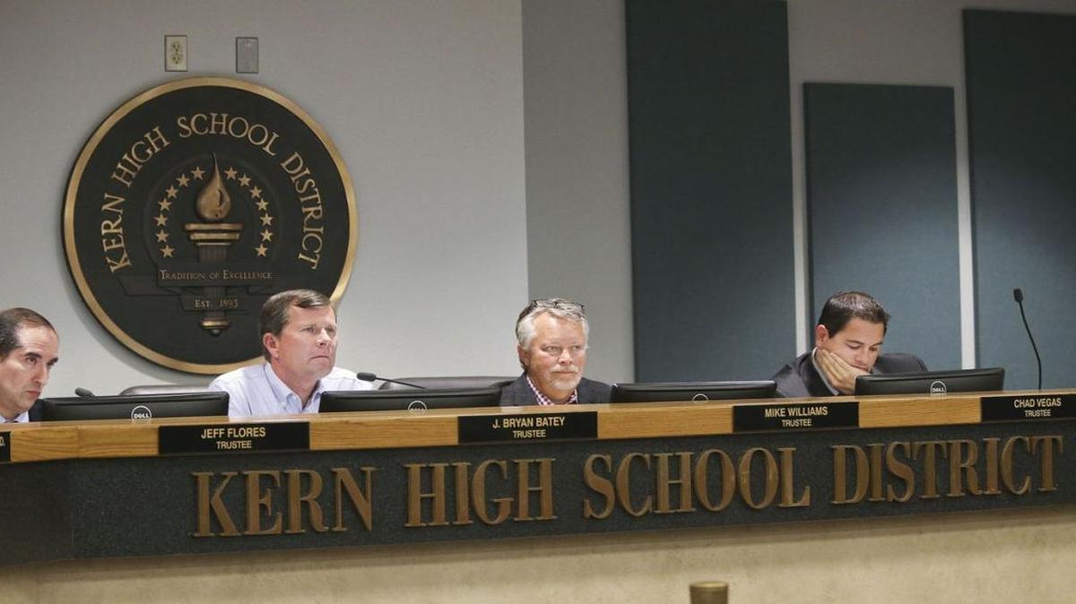 Kern High School District trustees voted 3-2 on Thursday, Nov. 17, 2016, to allow teachers and certificated staffers with Concealed Carry Weapon permits to bring guns to campuses.