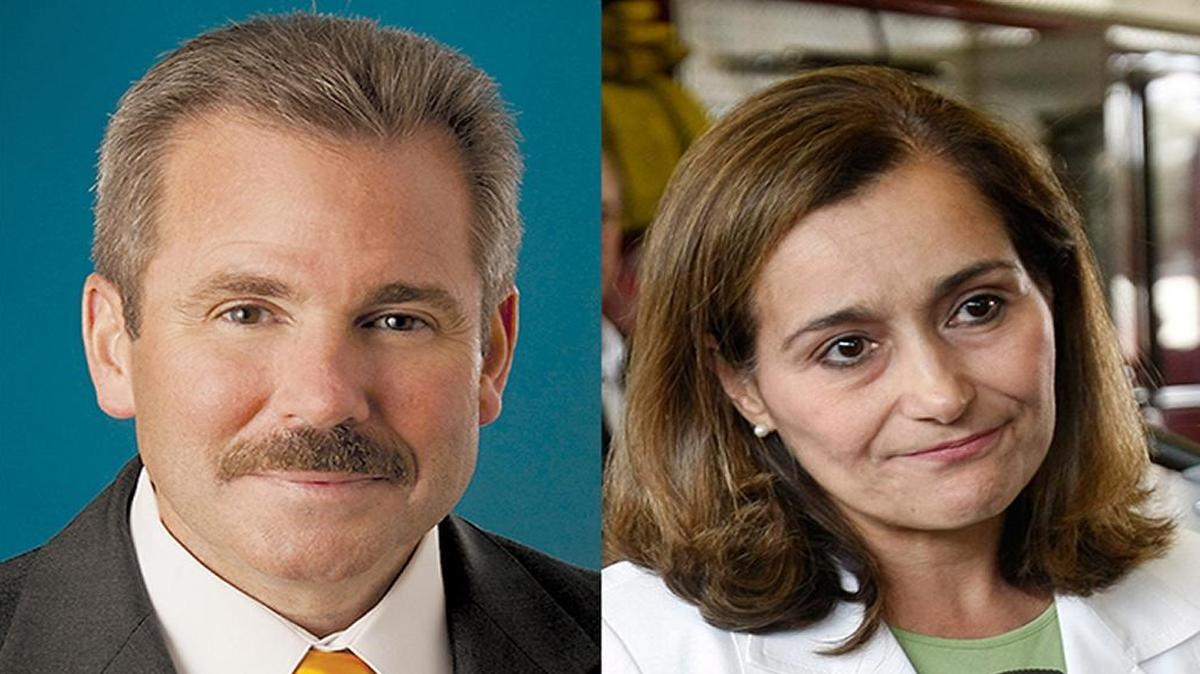 PG&E’s chief nuclear officer Ed Halpin, and PG&E’s new CEO Geisha Williams.