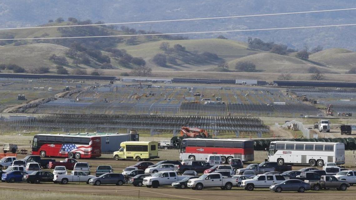 Arizona-based First Solar built the 280-megawatt California Flats solar farm on Hearst Corp.’s Jack Ranch, located north of Highway 41, east of Cholame, in 2017. It has the capacity to generate enough clean solar energy to serve the needs of about 100,000 average homes a year.