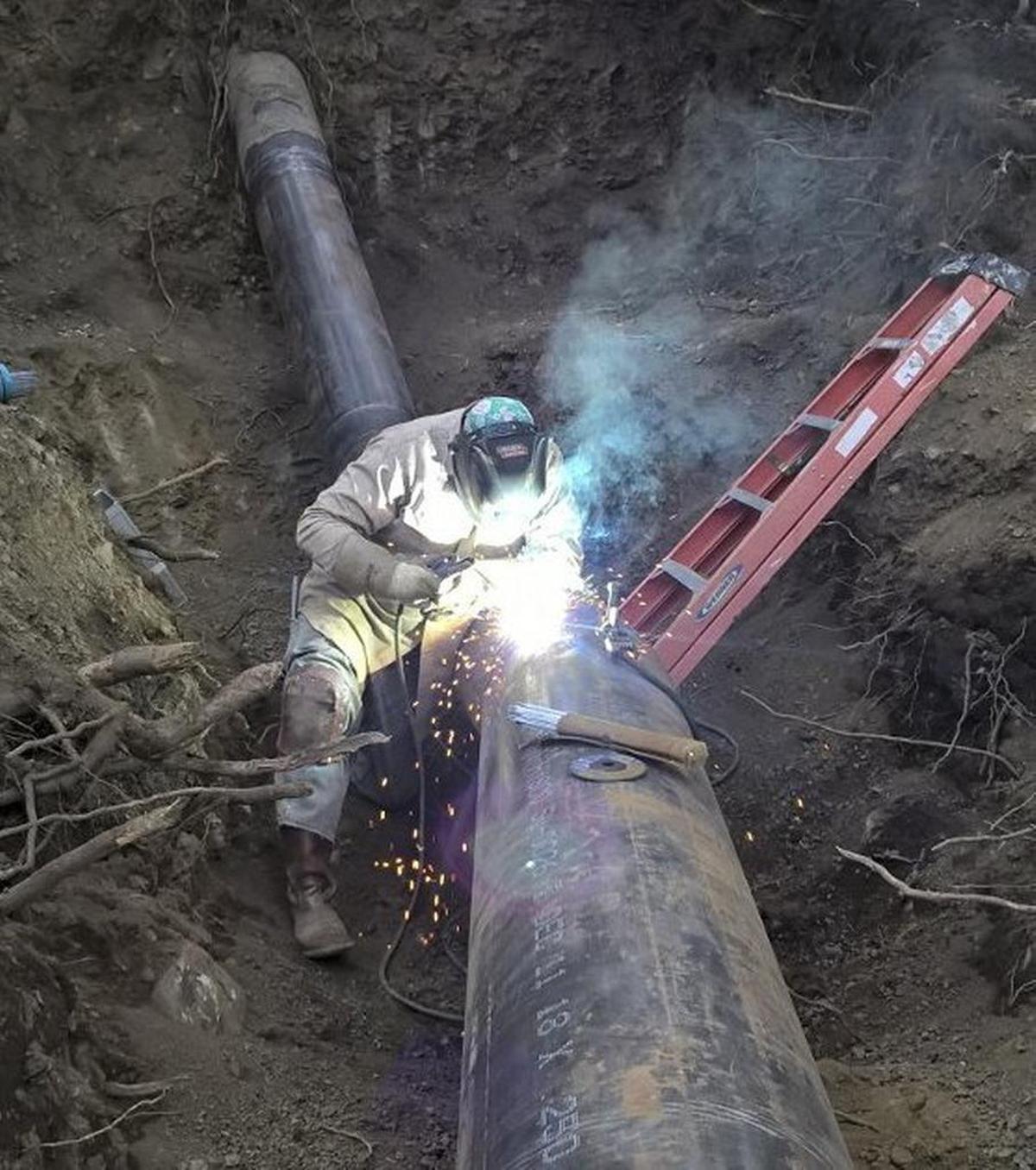 Repairs to new sections of pipeline are permanent.