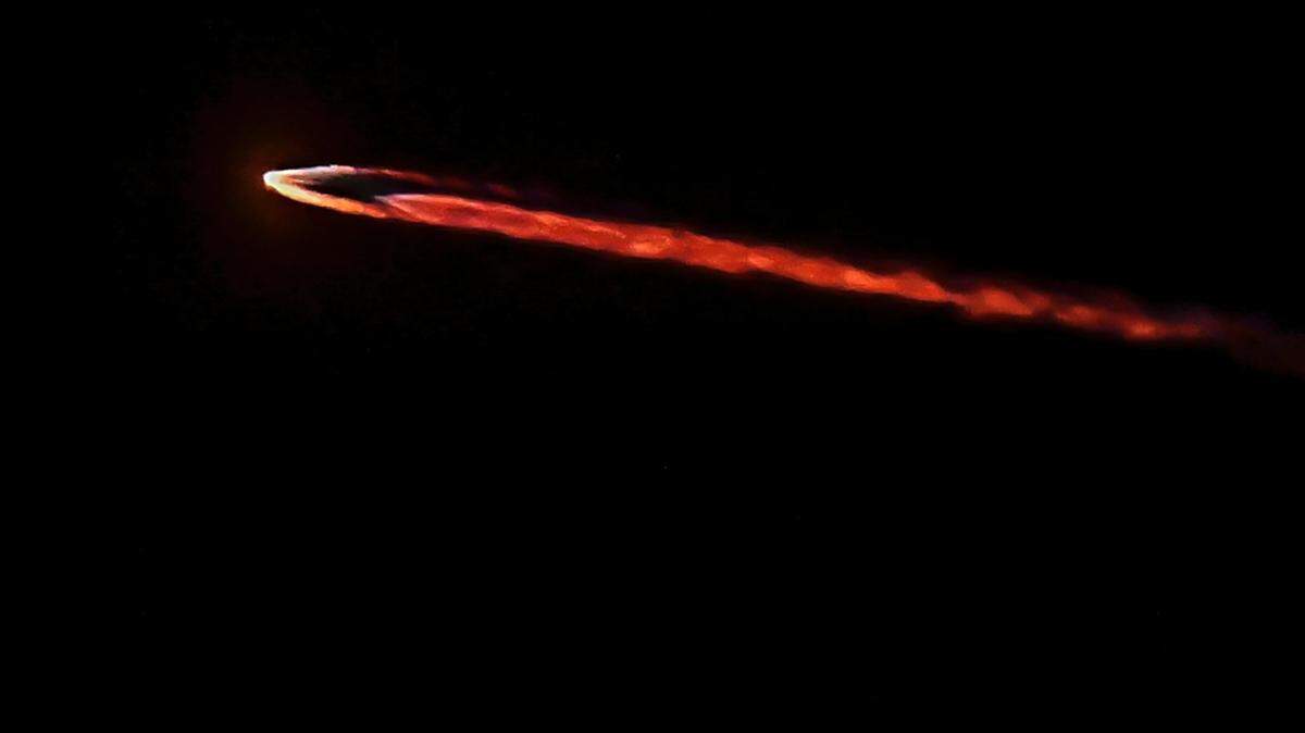 An Atlas V rocket races away from Vandenberg Air Force Base at 4:05 a.m. May 5. The United Launch rocket is carrying the Mars InSight, a NASA lander designed to study Mars’ interior structure and provide insight into the formation of the rocky planets of the solar system.