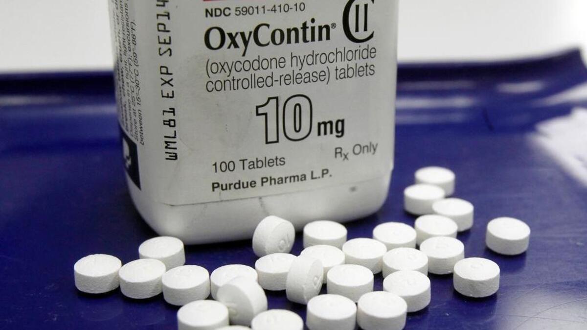 Santa Barbara County sheriff’s deputies discovered nine people in Isla Vista who had apparently overdosed on OxyContin. The prescription opioid painkiller is shown here in a Associated Press file photo.