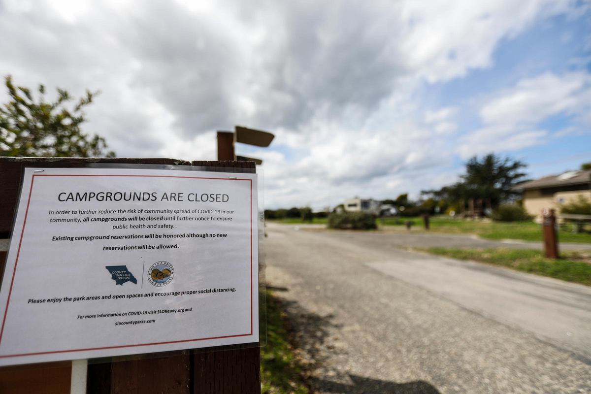 Campsites in SLO County are not taking reservations during COVID-19.