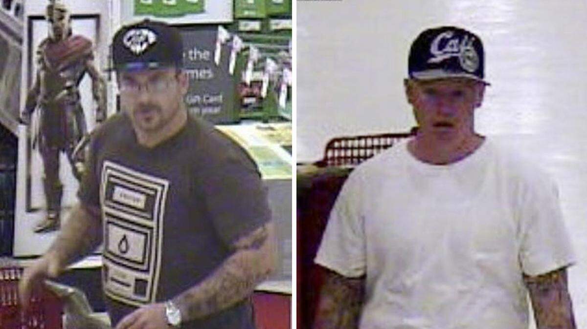 The San Luis Obispo, California, Police Department is asking for help finding two men who stole $1,000 worth of electronics from the SLO Target store on Sunday night.