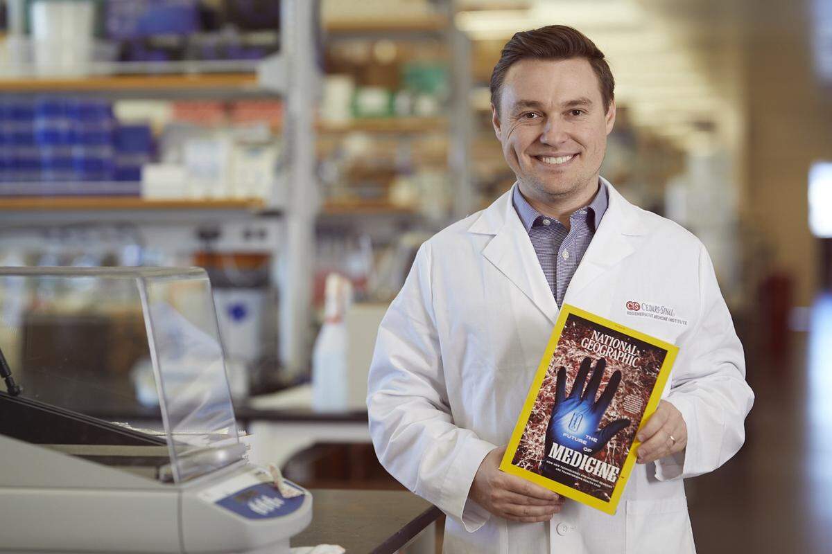 Samuel Sances, a 2005 San Luis Obispo High School graduate, is now a Cedars-Sinai stem cell biology researcher whose work was featured as part of January 2019 cover story in National Geographic magazine on the future of medicine.