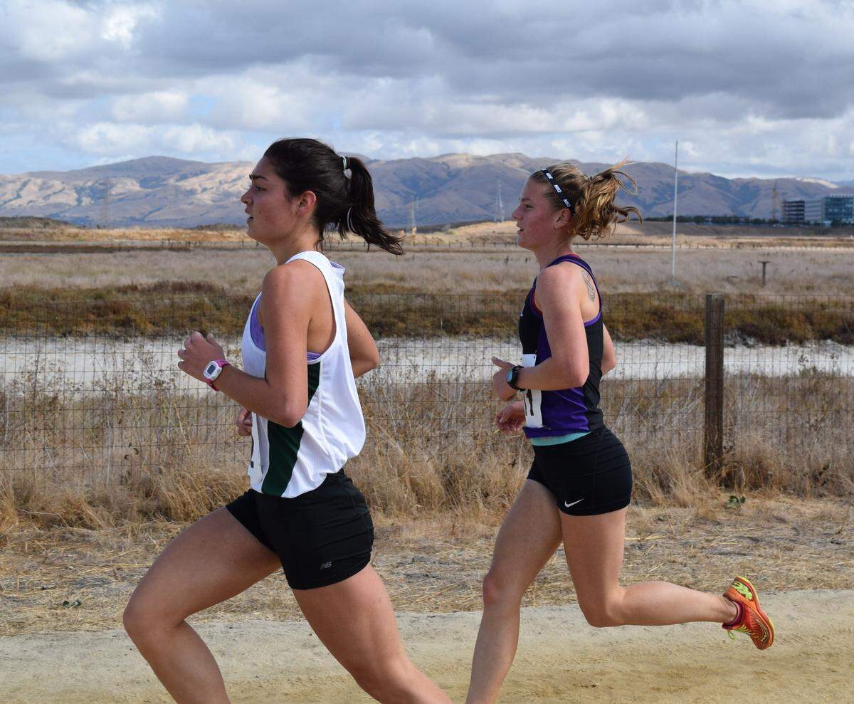 Hannah Allen, left, ran with the Cal Poly Distance Club in her sophomore year, when the symptoms of her eating disorder were at its worst. She justified unhealthy behaviors, in part, because she was running the fastest she ever had, but soon realized bulimia wasn’t worth it.