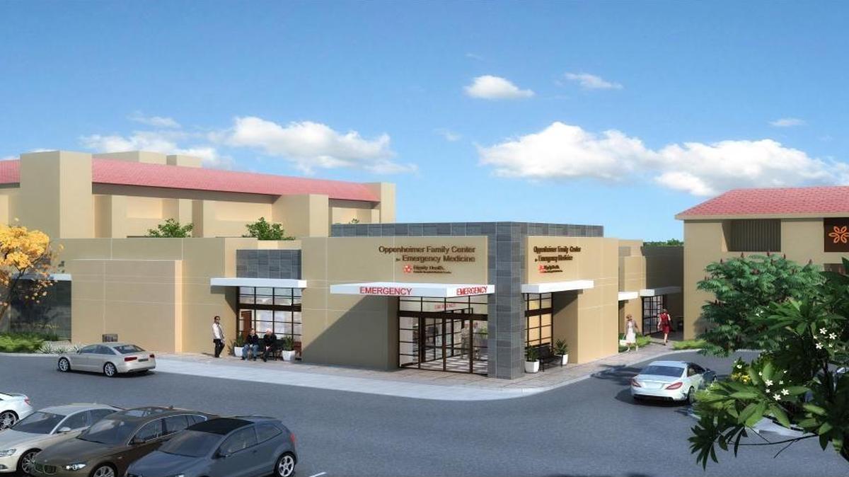 French Hospital Medical Center in San Luis Obispo has announced a $13 million expansion of its emergency department. This is a rendering of the exterior.