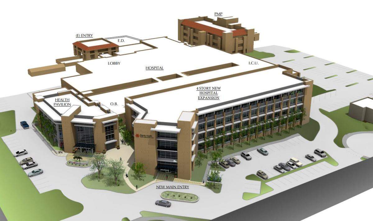 Rendering of the planned $100-million French Hospital Medical Center expansion.