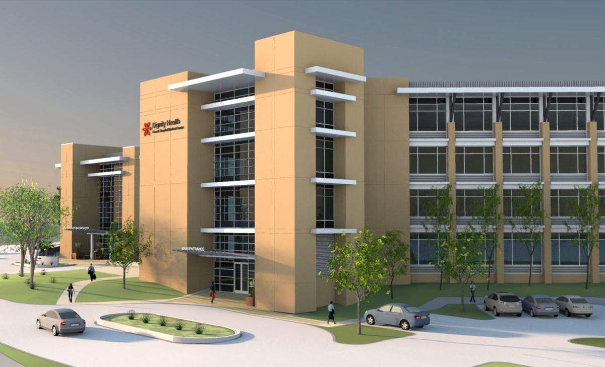 The French Hospital Medical Center expansion will a new four-story, 85,000 square foot hospital addition to the existing campus, plus a new front entrance and lobby area.