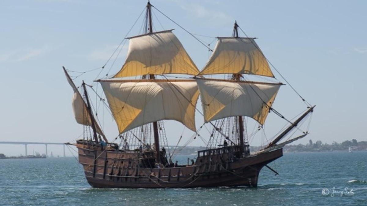 The San Salvador will be docked in Morro Bay and open to public tours from Sept. 30 to Oct. 9.
