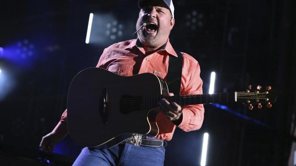Garth Brooks performs Thursday at the California Mid-State Fair in Paso Robles.