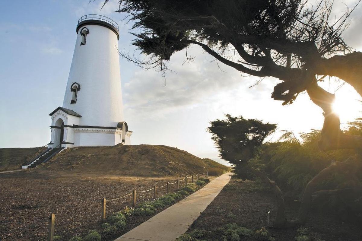 The Piedras Blancas Light Station in February 2012.