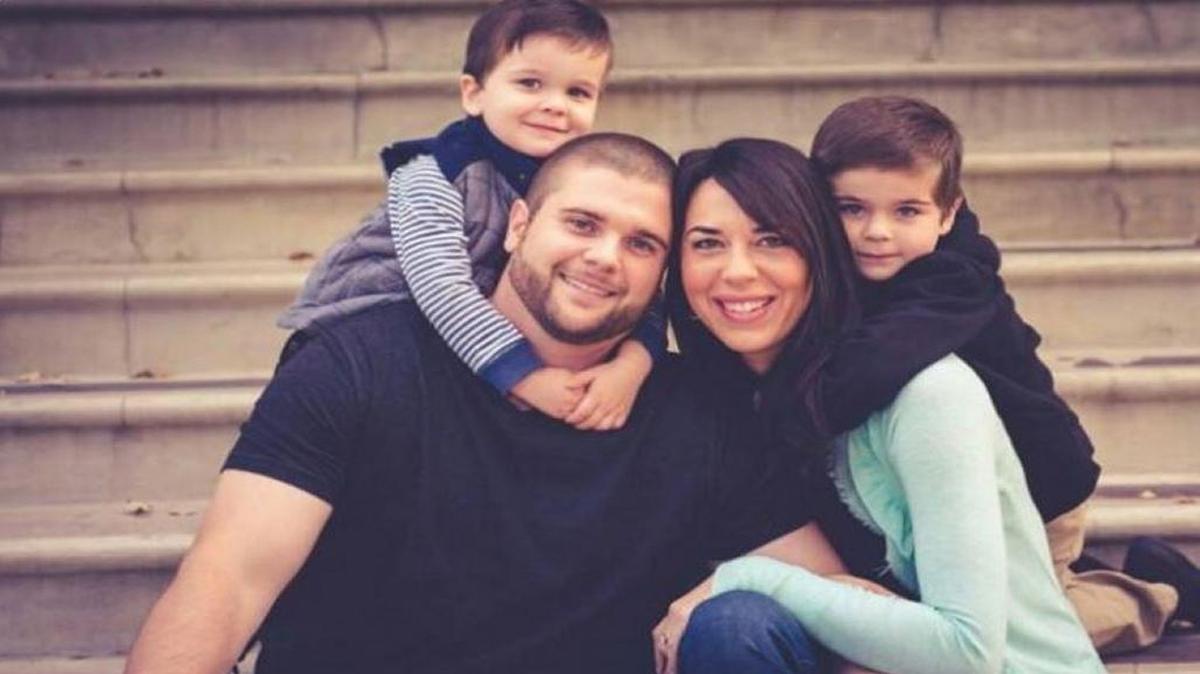 Anthony Riso and his family.