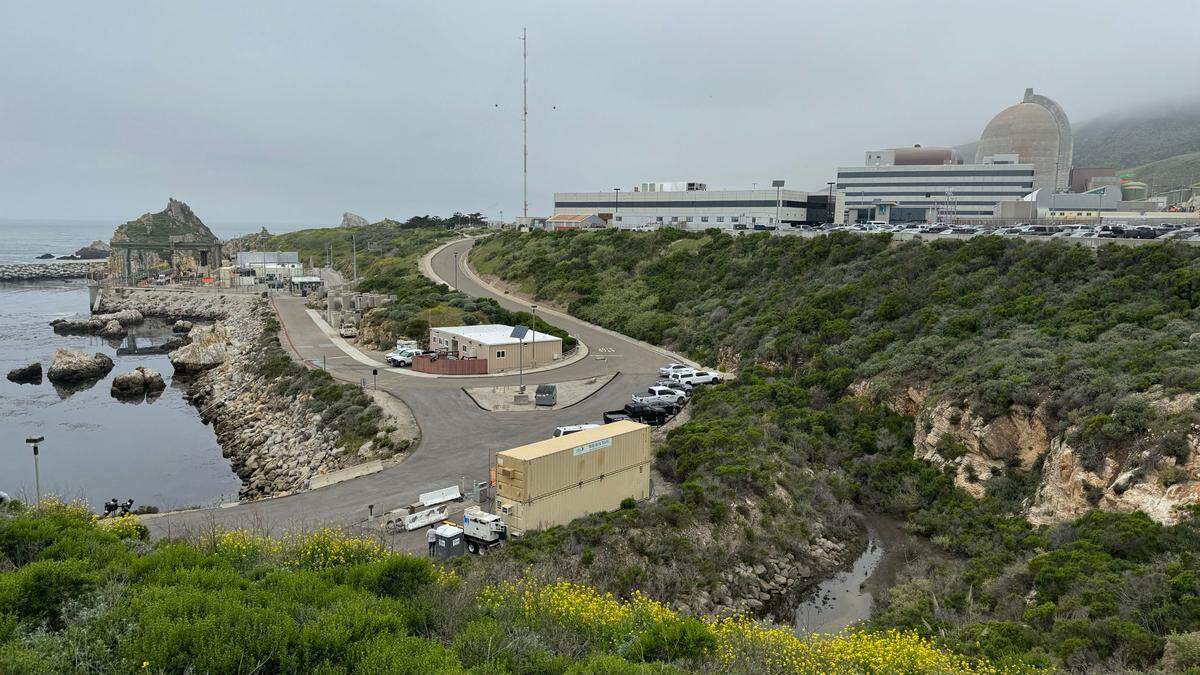 Diablo Canyon nuclear power plant in April 2024.