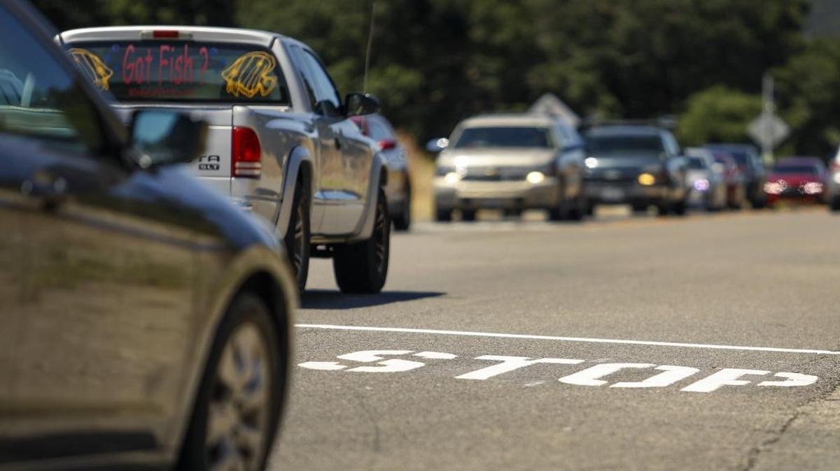 Washington state specifies who goes first at a four-way stop.