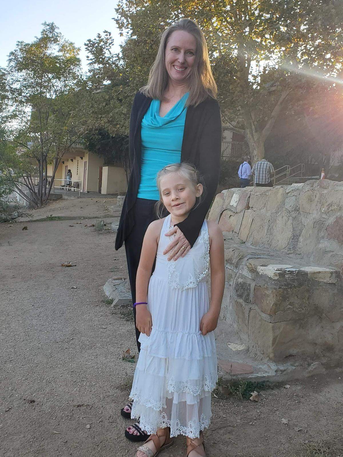 Kelly Buchanan with her granddaughter, Emma Buchanan.