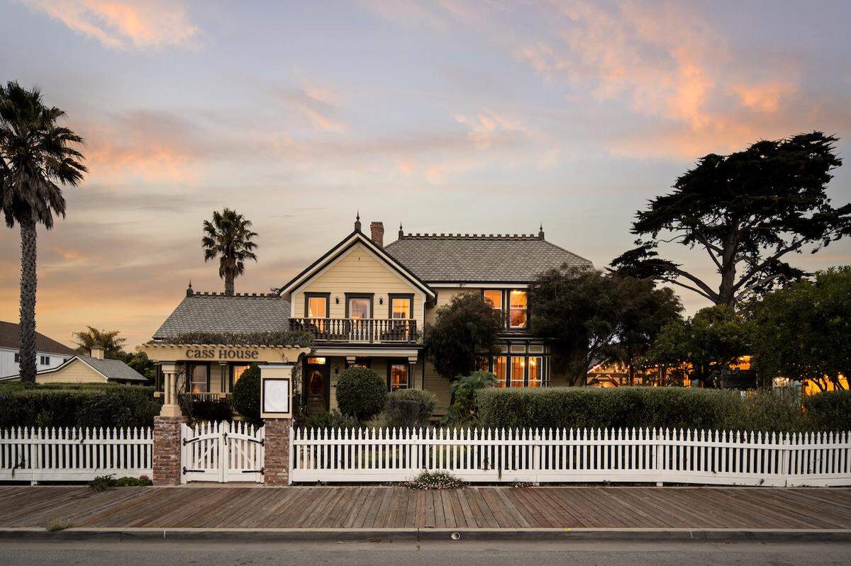 The former home of Cayucos founder, Capt. James Cass, was listed for sale in late February 2025. It includes a bed-and-breakfast inn, restaurant, wedding and special event venue, bakery and more.