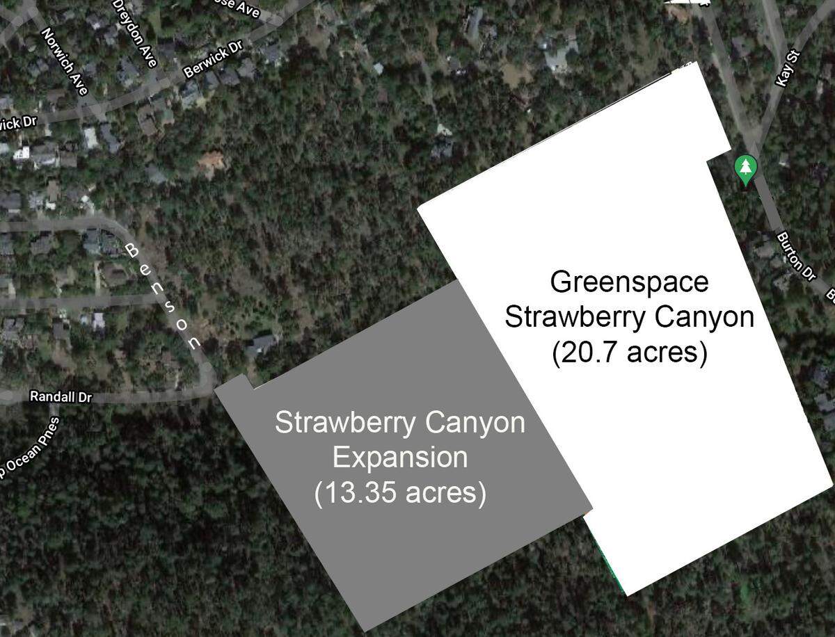 Greenspace — The Cambria Land Trust has owned 20.7 acres of the coastal town’s forested Strawberry Canyon area for years, and has just purchased an additional 13.35 acres to expand the conservation nonprofit’s holdings there by nearly 65%.