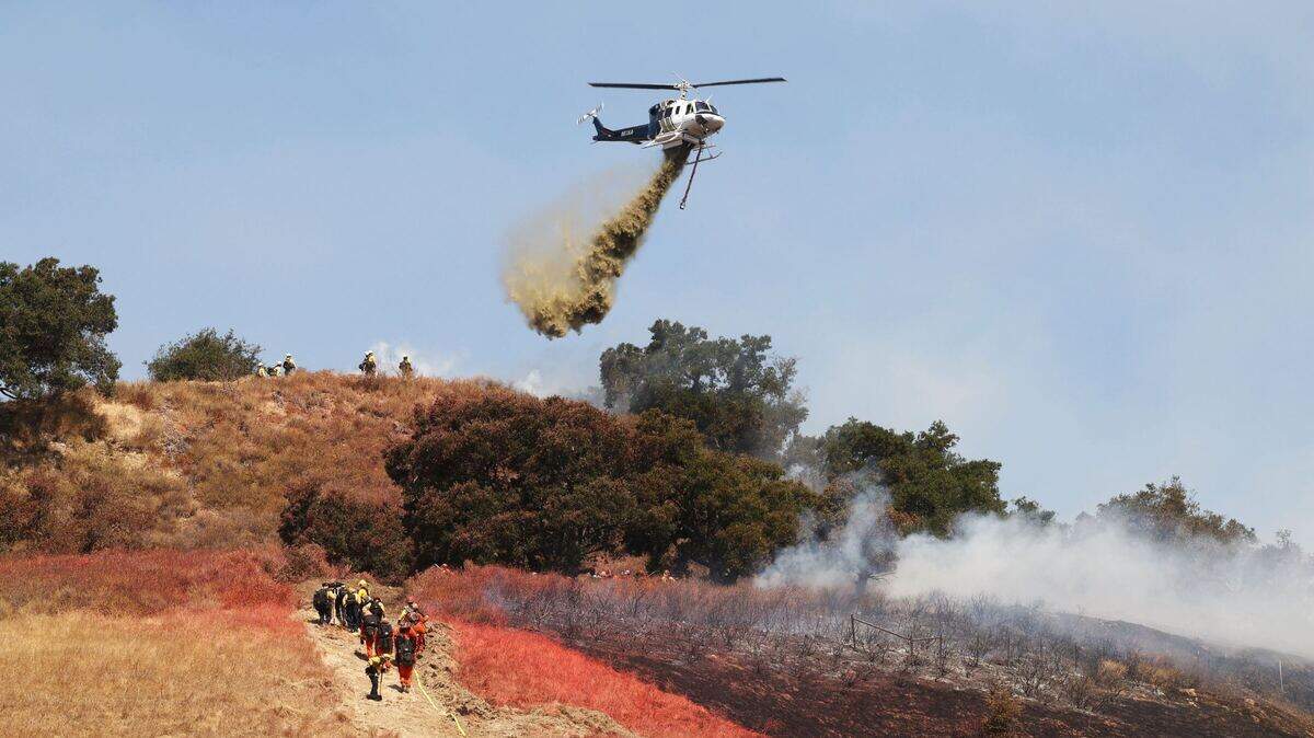 SLO vegetation fire burns along Hwy 101 on Cuesta Grade | San Luis ...