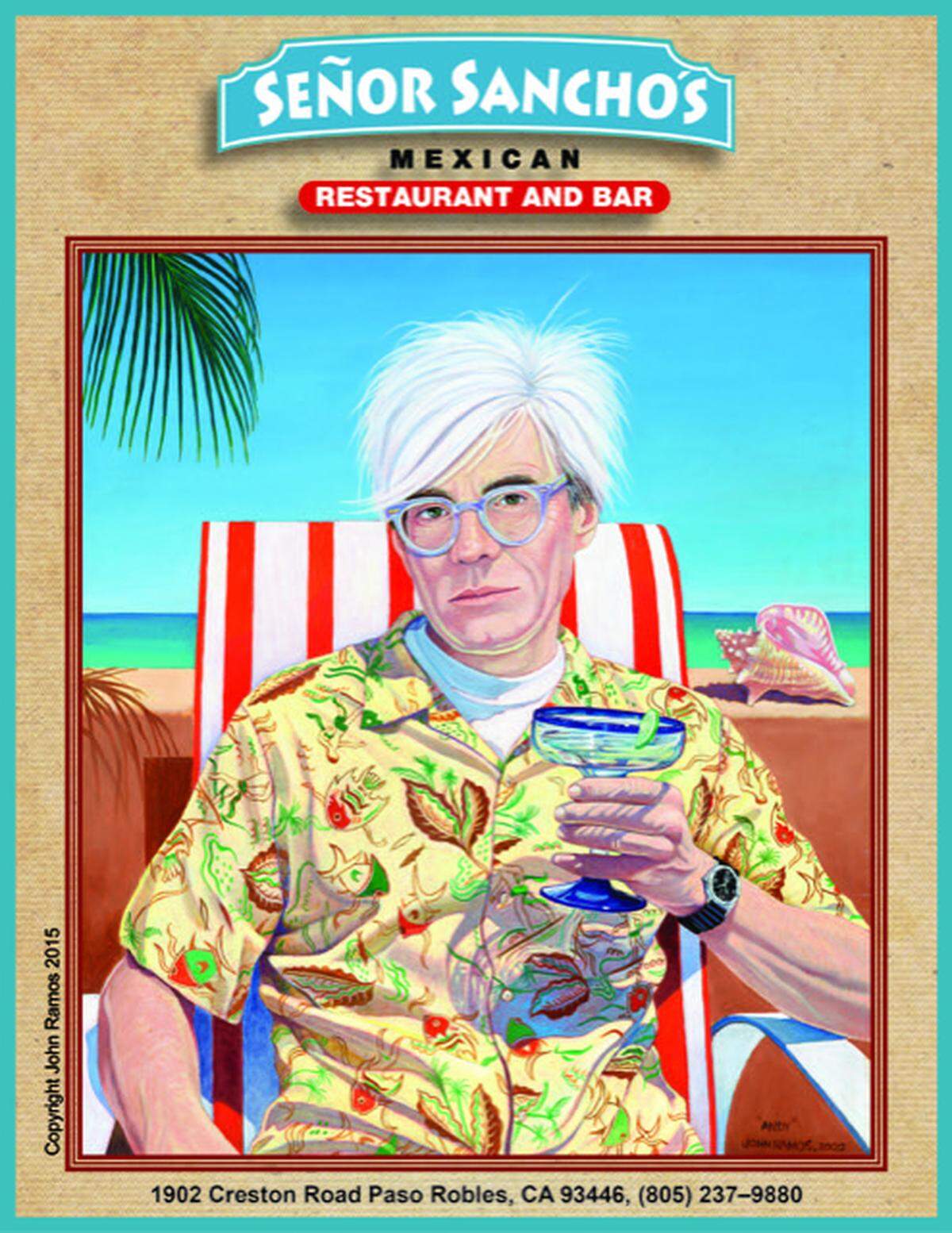 One of the menu covers for the now-closed Señor Sanchos. The Mexican restaurant was open for 32 years in Paso Robles.