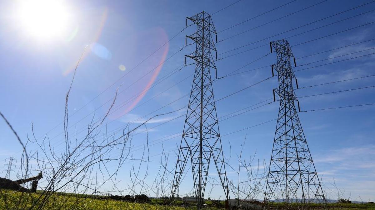 PG&E power lines run through Nipomo near South Dana Foothill Road.