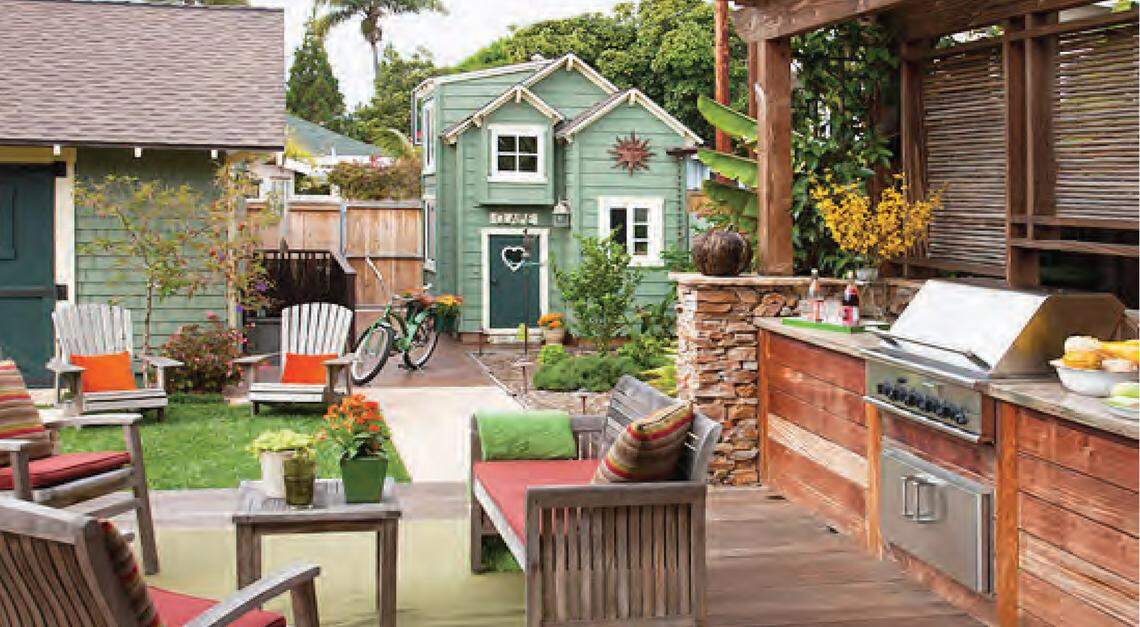 Thirty 500- to 900-square-foot micro-homes are planned for a 1.7-acre site on El Camino Real in Atascadero, a style similar to this community used as inspiration in the planning documents.