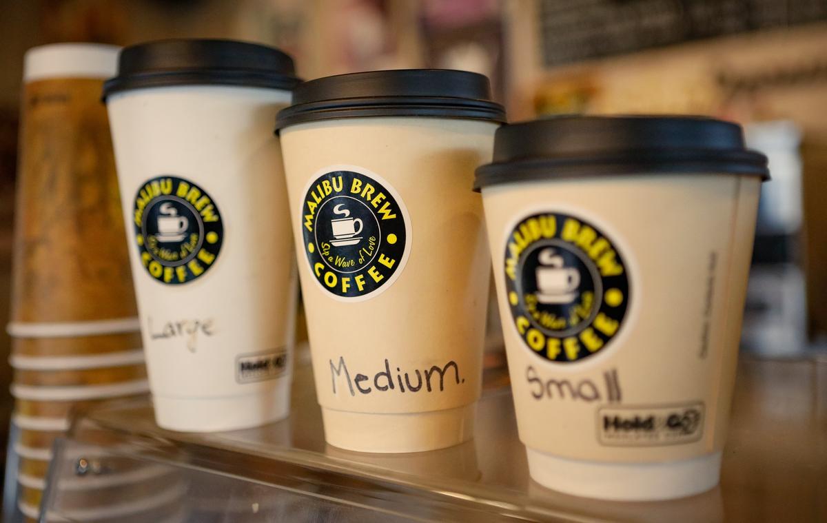 Malibu Brew Coffee, a small coffee shop in Atascadero that is moving down the street in a few months because of the incoming La Plaza development.