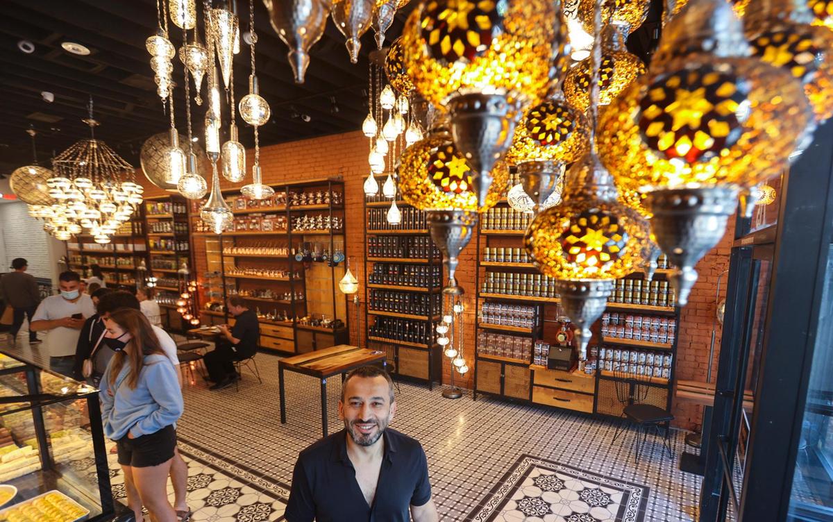 Levent Derdiyok, owner of Lokum, a new authentic Turkish tea, coffee and pastry shop that has opened on Higuera Street in downtown San Luis Obispo. His brother, Bulent, operates the Lokum stop in Santa Barbara.