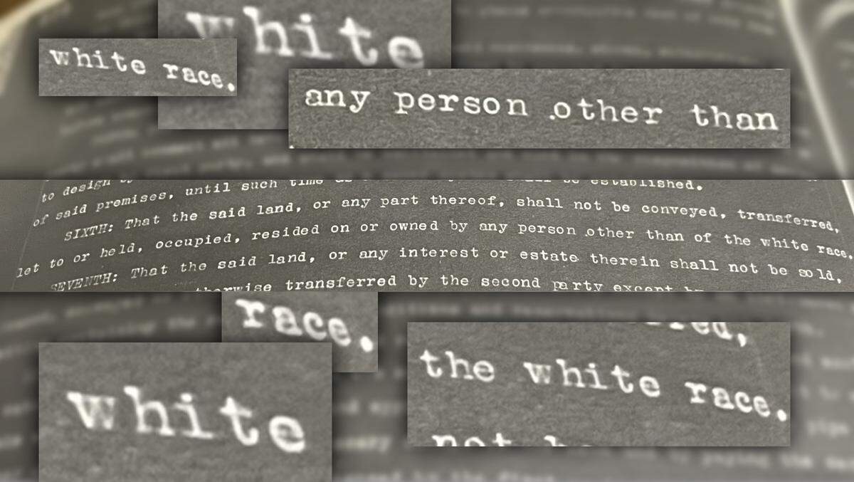 A 1930 property deed contains language that prevented non-white people from purchasing or living on the property. San Luis Obispo County is working to remove racist language from property deeds in accordance with Assembly Bill 1466.