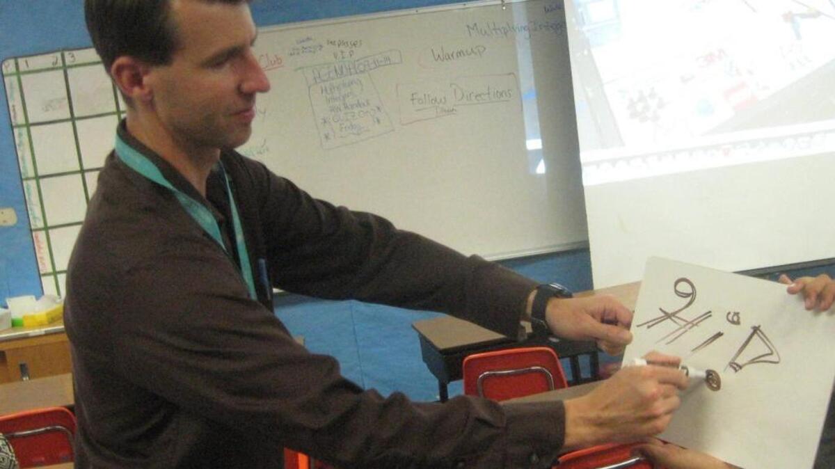 James Ungricht, left, is pictured in this photo posted to the Kermit McKenzie Junior High School Facebook page in 2014.