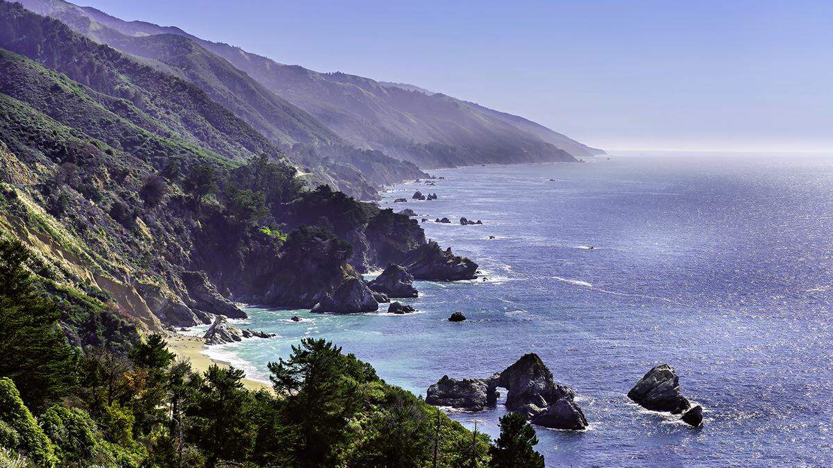 The Big Sur coast.